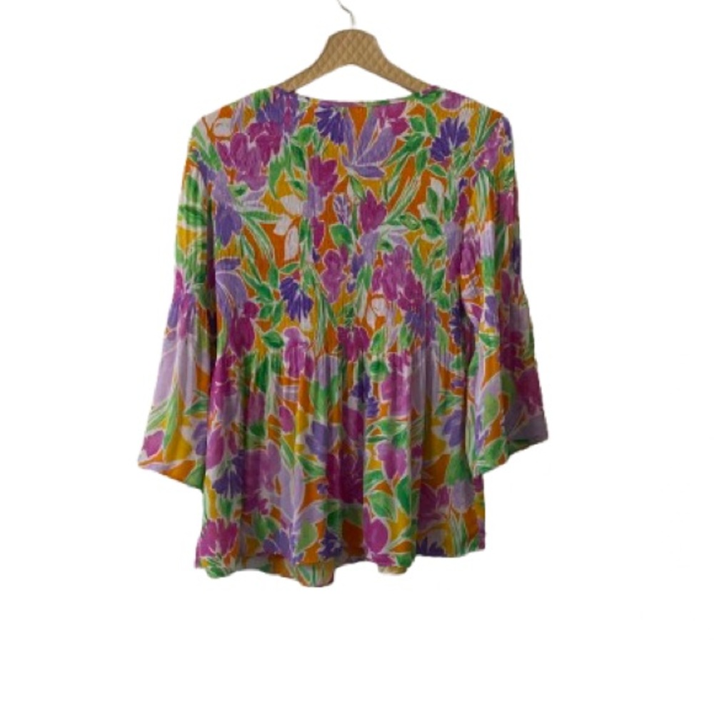 Colorful Floral Women's Blouse